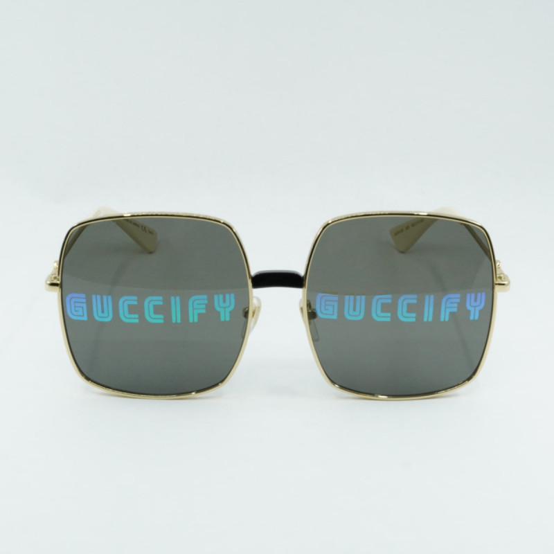 Gucci GG0414S Square  Sunglasses