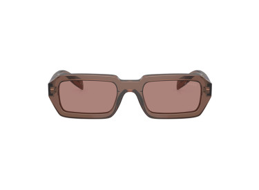 Prada PRA12S 17O60B Brown Transparent/Light Brown