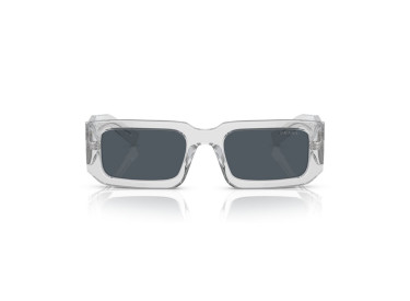 Prada PR06YS 12R09T Transparent Grey/Dark Grey