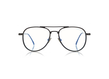 Tom Ford FT5666-B/O 001 Black/Gunmetal 52mm