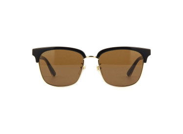 Gucci GG0382S 002 Black/Gold/Brown