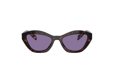 Prada PRA02S 17N50B Havana/Violet Mirror Internal Silver