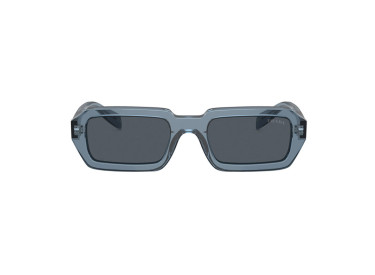 Prada PRA12S 19O70B Transparent Blue/Dark Grey