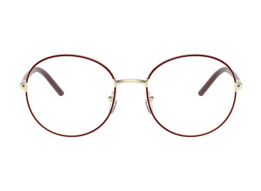 Prada PR55WV 09P1O1 Pale Gold Bordeaux 53mm
