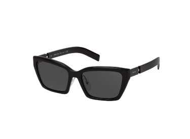 Prada PR14XS 1AB5S0 Black/Dark Grey  56mm