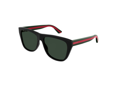 Gucci GG0926S 006 Shiny Black/Green Polarized