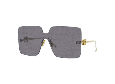 Loewe LW40082U 30C Shiny Gold/Anagram Pattern on Mirror Bronze and Silver Logo