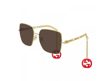 Gucci GG0724S 002 Gold Brown