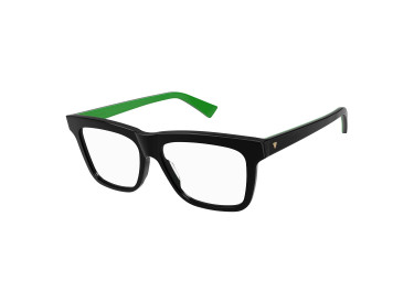 Bottega Veneta BV1227O 005 Black/Green 54mm