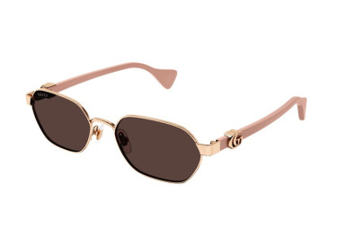 Gucci GG1593S 003 Rose Gold/Dark Violet
