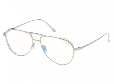 Tom Ford FT5658-B 018 Shiny Rhodium/Blue Filter 58mm