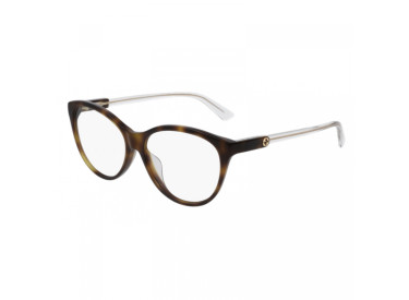 Gucci GG0486OA 003 Havana/Transparent