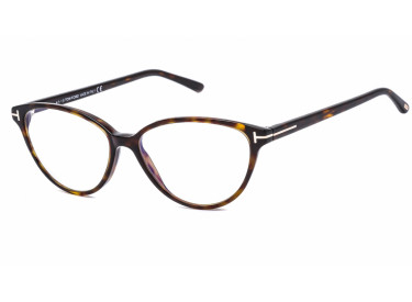Tom Ford FT5545-B 052 Dark Havana / Blue-Light Block 53mm