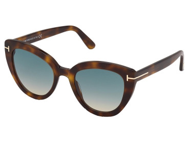 Tom Ford FT0845 53P Blonde Havana/Gradient Green