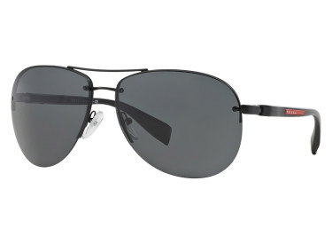 Prada Sport PS56MS 1BO1A1 Black Demi Shiny/Grey