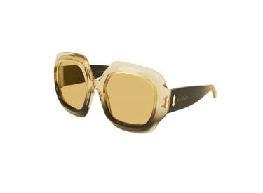 Gucci GG0988S 001 Transparent Gradient Gold/Yellow