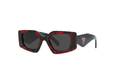 Prada PR15YSF 09Z5S0 Scarlet Tortoise/Dark Grey