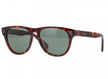 Celine CL40102F 52N Dark Havana/Green
