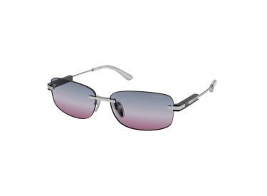 Prada PR68ZS 1BC08B Shiny Silver/Clear Gradient Blue Gradient Magenta