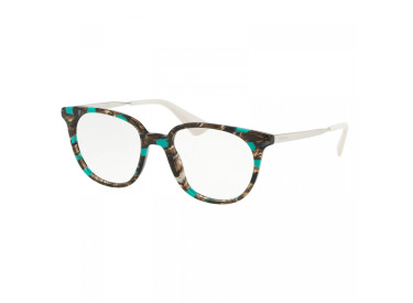 Prada PR13UV KJJ1O1 Striped Grey/Green