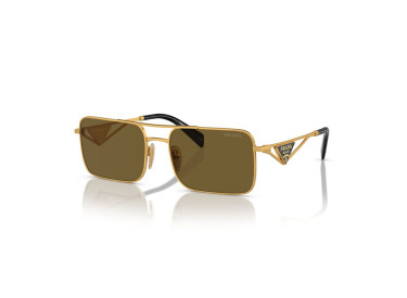 Prada PRA52S 15N01T Matte Gold/Dark Brown