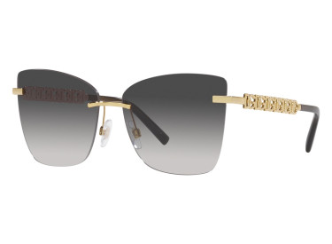 Dolce & Gabbana DG2289 02/8G Gold/Black/Grey Gradient