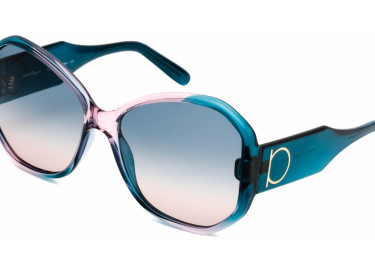 Salvatore Ferragamo SF942S 431 Blue Antique Rose / Blue Rose Gradient