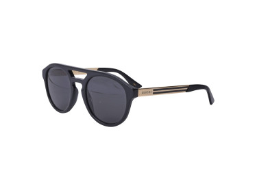 Gucci GG0689S 001 Black Gold/Grey