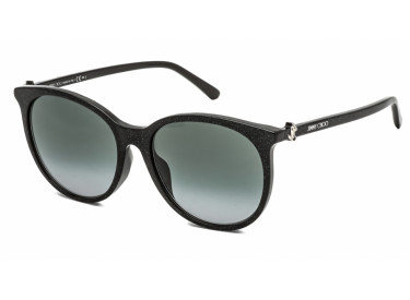 Jimmy Choo ILANA/F/SK 0DXF 9O Glitter Black / Grey Gradient