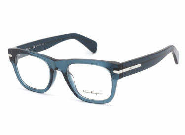 Salvatore Ferragamo SF2896 414 Transparent Blue 53mm