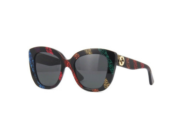 Gucci GG0327S 003 Black Multicolor/Grey