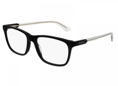 Gucci GG0490O 010 Black/Transparent