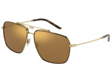 Dolce & Gabbana DG2264 02/73 Gold/Brown 61mm