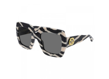 Gucci GG0178S 012 Zebra Print