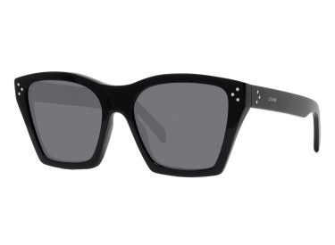 Celine CL40090F 01A Black/Smoke Polarized 56mm