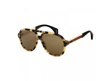 Gucci GG0463S 005 Havana/Ivory/Brown