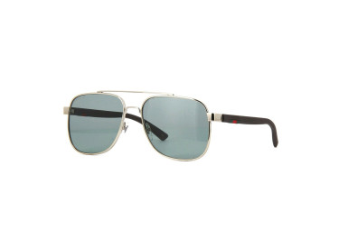 Gucci GG0422S 004 Ruthenium/Grey Blue