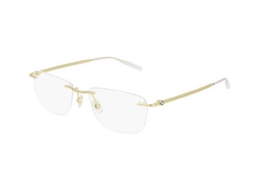 Montblanc MB0169O 002 Gold 55mm
