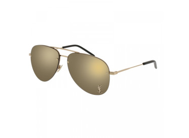 Saint Laurent CLASSIC 11 M 004 Gold/Brown Mirror
