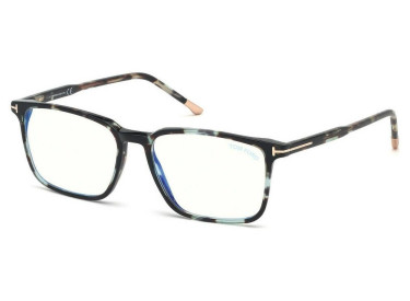 Tom Ford FT5607-B 055 Dark Teal Havana/Rose Gold 55mm