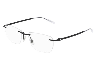 Montblanc MB0169O 001 Black 55mm