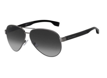 Hugo Boss BOSS 1241/S R80/WJ Matte Dark Ruthenium/Grey Gradient Polarized