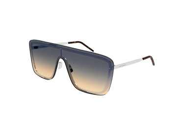 Saint Laurent SL364MASK 009 Silver/Green