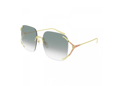 Gucci GG0646S 004 Gold/Green Gradient