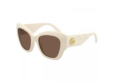Gucci GG0808S 002 Ivory/Brown