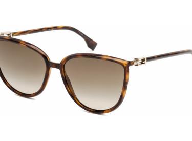 Fendi FF0459/S 0086 HA Dark Havana / Brown Gradient