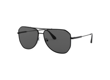 Prada PR63XS 1AB08G Black/Grey Polarized 58mm