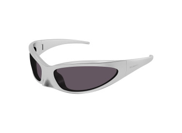 Balenciaga BB0251S 005 Metallic Silver/Grey