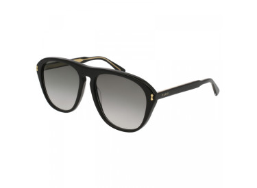 Gucci GG0128S 007 Black/Grey