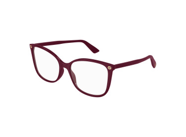 Gucci GG0026O 012 Burgundy 53mm